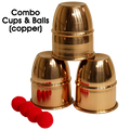 Combo Cups & Balls (Copper) by Premium magic - Trick