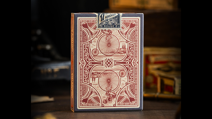 Le Voyage Du Chat Rouge Playing Cards by Stockholm17