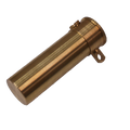 Pro Bill Tube (Brass) by Premium Magic - Trick