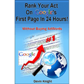 How To Rank Your Act on Google by Devin Knight - eBook DOWNLOAD